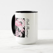 Roze Flamingo Mok (Voorkant links)