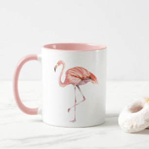Roze Flamingo Mok