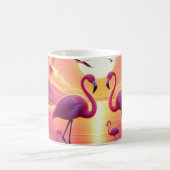 Roze flamingo mok! koffiemok (Center)