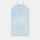 Roze Flamingo Momma & Baby Dank u Cadeaulabel (Achterkant)