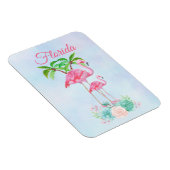 Roze Flamingo Momma & Baby Florida Magneet (Rechterzijde)
