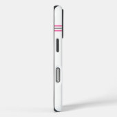 Roze Flamingo Monogram Case-Mate iPhone Case (Achterkant / Rechts)