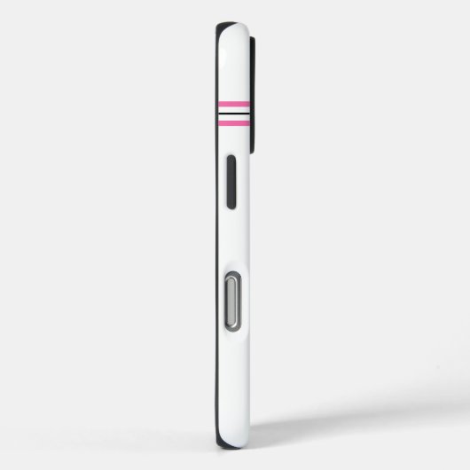 Roze Flamingo Monogram Case-Mate iPhone Case (Achterkant / Rechts)