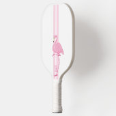Roze flamingo monogram pickleball paddle (Links)