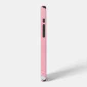 Roze Flamingo Monogrammed iPhone Hoesje (Linkerkant)