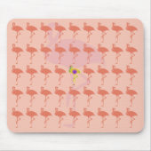 Roze Flamingo Mousepad Muismat (Voorkant)