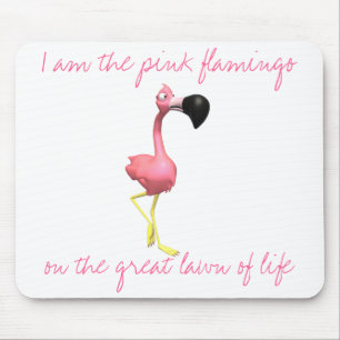 Roze Flamingo Mousepad Muismat