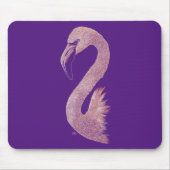 Roze Flamingo Mousepad Muismat (Voorkant)