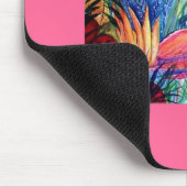 Roze Flamingo Muismat (Hoek)