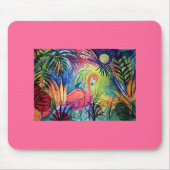 Roze Flamingo Muismat (Voorkant)