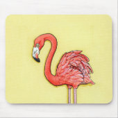 Roze Flamingo Muismat (Voorkant)