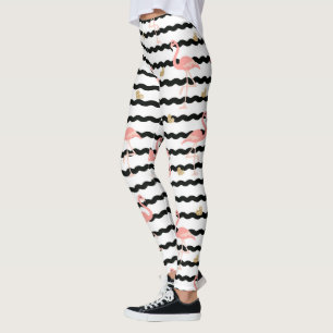 Roze Flamingo Naadloos Patroon Leggings