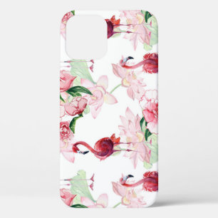 Roze Flamingo: Naadloze Patroon Elegantie Case-Mate iPhone Case