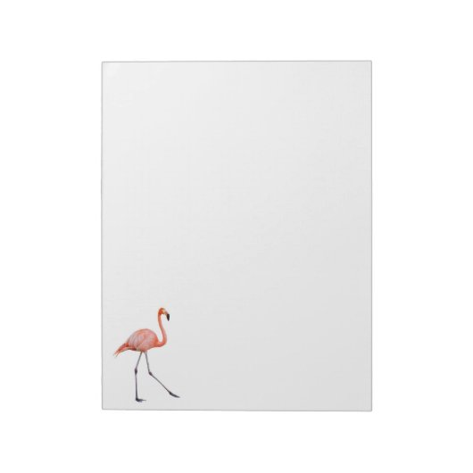Roze Flamingo Notitieblok (Linkerzijde)