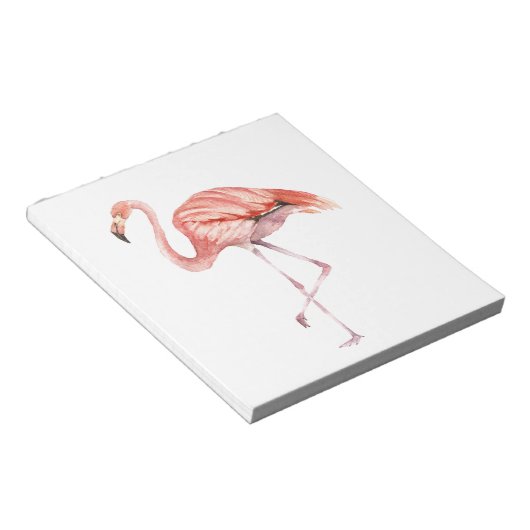 Roze Flamingo Notitieblok (Schuin)