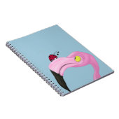  roze flamingo notitieboek (Rechterzijde)