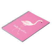 Roze Flamingo Notitieboek (Linkerzijde)