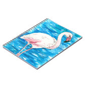 Roze flamingo notitieboek (Linkerzijde)