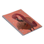 ROZE FLAMINGO NOTITIEBOEK (Rechterzijde)