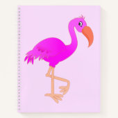 Roze Flamingo Notitieboek (Voorkant)