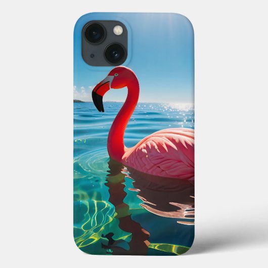 Roze flamingo onder de hemel Case-Mate iPhone case (Achterkant)