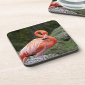 Roze Flamingo Onderzetter (Linkerzijde)