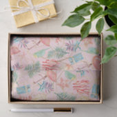Roze Flamingo (Ontwerp 2 van de Roze Serie) Tissuepapier (Geschenk)
