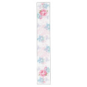 Roze flamingo-ontwerp lange tafelloper (Voorkant)