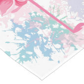 Roze flamingo-ontwerp lange tafelloper (Hoek)