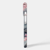 Roze flamingo op Japanse meerinkt splash cover (Achterkant / Links)