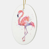 Roze Flamingo Ornament (Links)