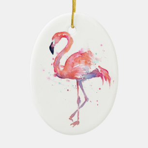 Roze Flamingo Ornament