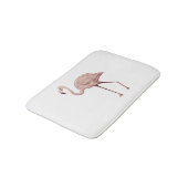 Roze Flamingo Painting Bath Mat (Gekanteld)