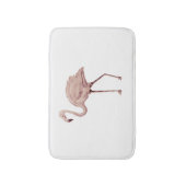Roze Flamingo Painting Bath Mat (Voorkant Verticaal)