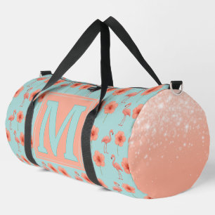 Roze Flamingo Paradijs Waterverf Patroon Plunjezak
