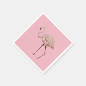 Roze Flamingo Party Paper Napkin Servet (Hoek)