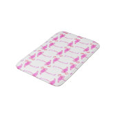 Roze Flamingo patroon Badmat (Gekanteld)