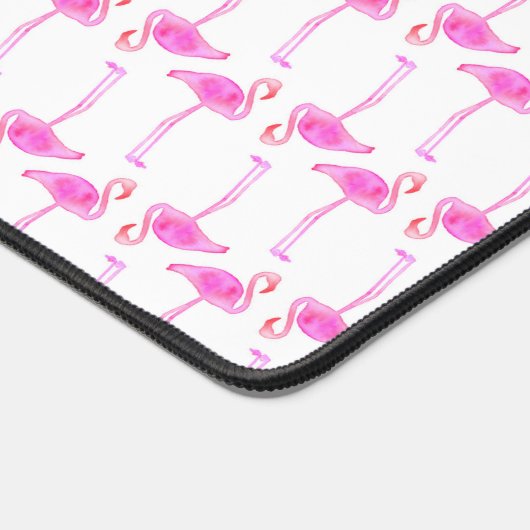 Roze Flamingo patroon Bureaumat (Hoek)
