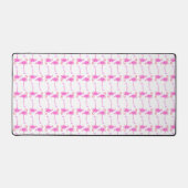 Roze Flamingo patroon Bureaumat (Voorkant)