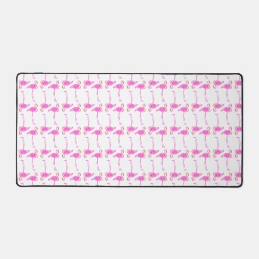 Roze Flamingo patroon Bureaumat (Voorkant)