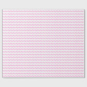 Roze Flamingo patroon Cadeaupapier (Vlak)