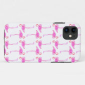 Roze Flamingo patroon Case-Mate iPhone Case (Achterkant (horizontaal))