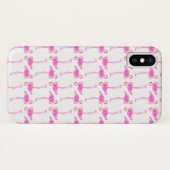 Roze Flamingo patroon Case-Mate iPhone Case (Achterkant (horizontaal))