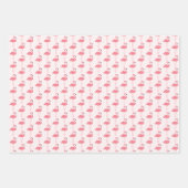 Roze Flamingo patroon Dier Inpakpapier Vel (Voorkant 2)