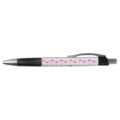 Roze Flamingo patroon | Monogram Pen (Bovenkant)