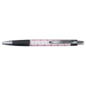 Roze Flamingo patroon | Monogram Pen (Achterkant)