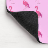  roze flamingo patroon muismat (Hoek)