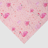 Roze Flamingo patroon papier (Detail)