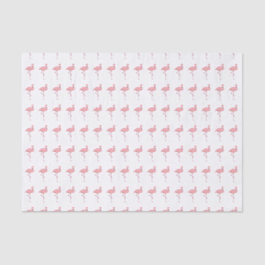 Roze Flamingo patroon papier (Voorkant)