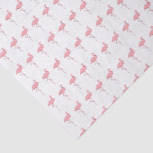 Roze Flamingo patroon papier (Detail)